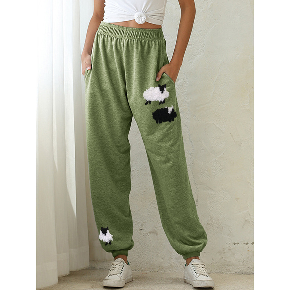 Fuzzy Sheep Fleece Cozy Sweatpants