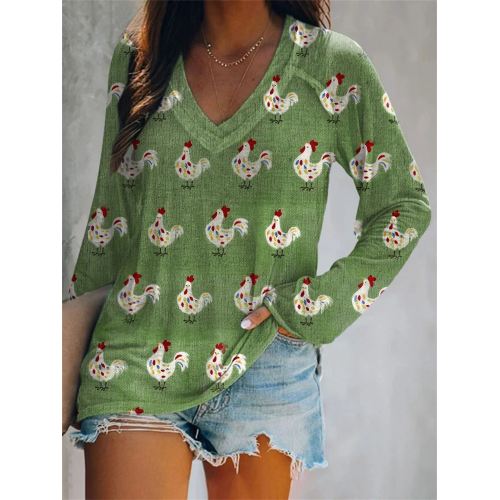 Women's Fun Chick Print T-Shirt