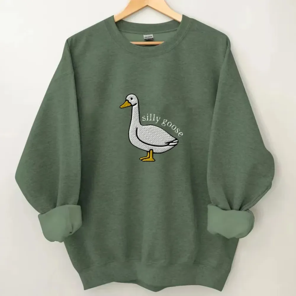 Women Silly Goose Sweatshirt