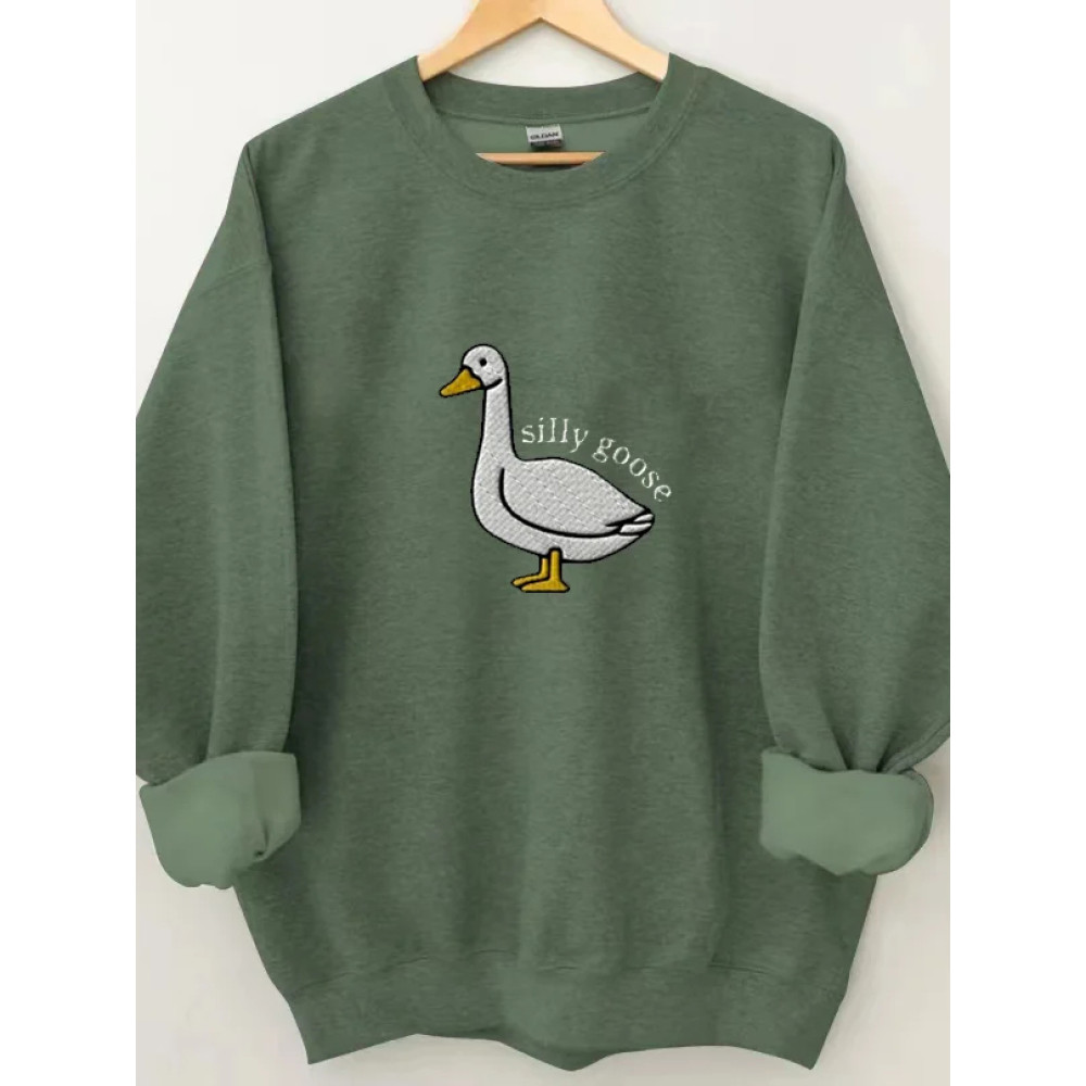 Women Silly Goose Sweatshirt