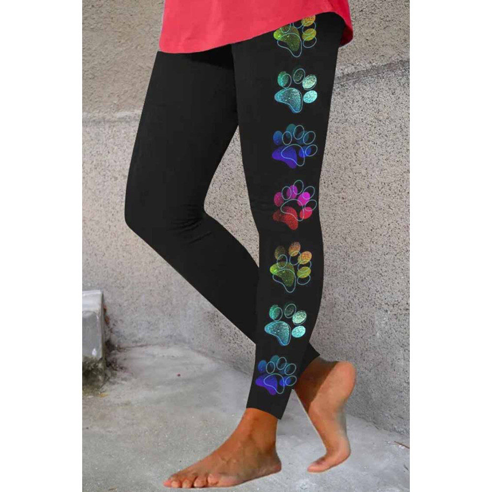 Women's Animal Paw Print Leggings