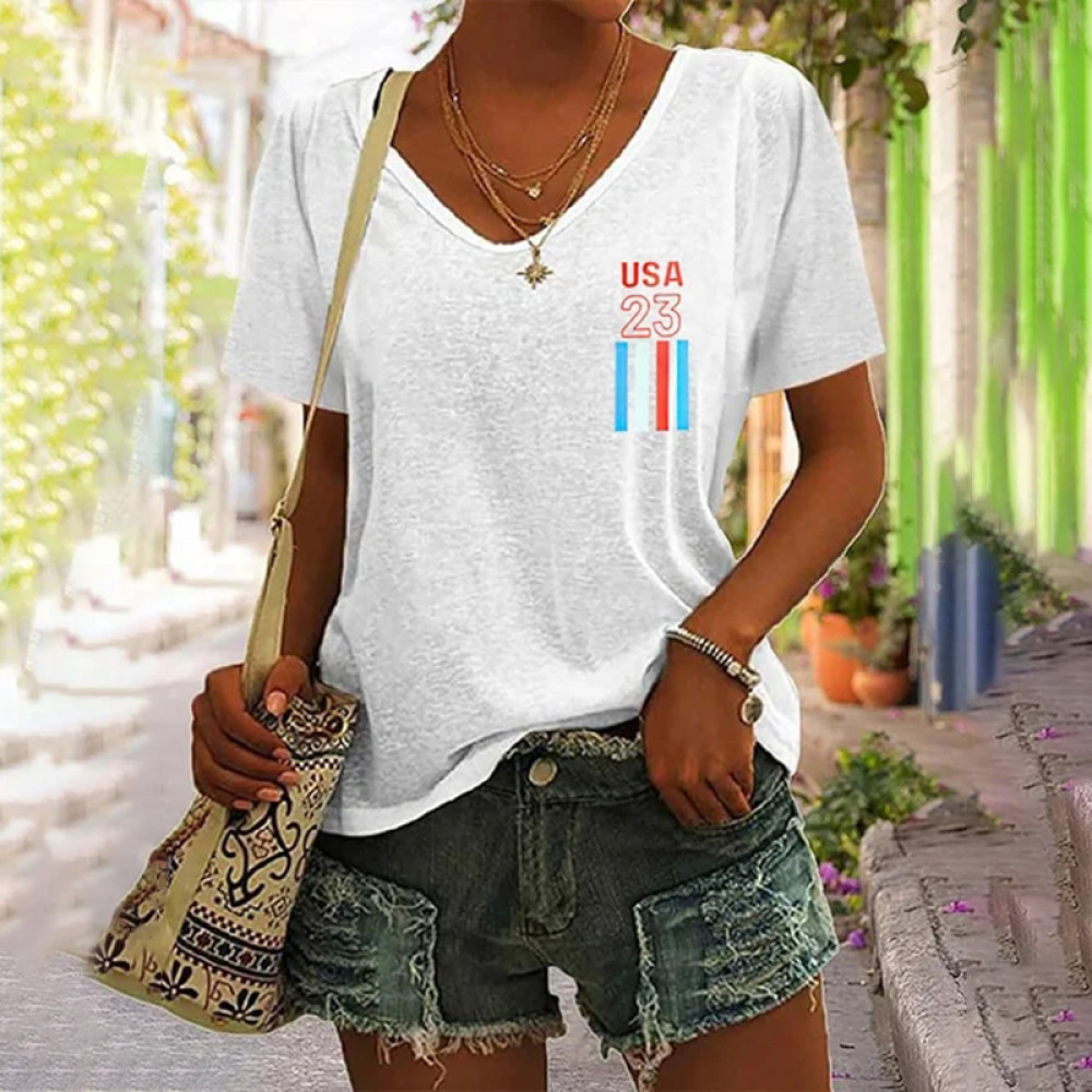 2023 US Women's Soccer Supporters Print T-Shirt
