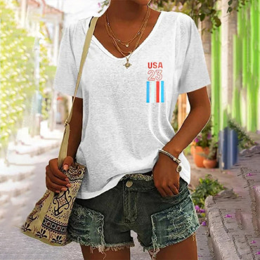2023 US Women's Soccer Supporters Print T-Shirt