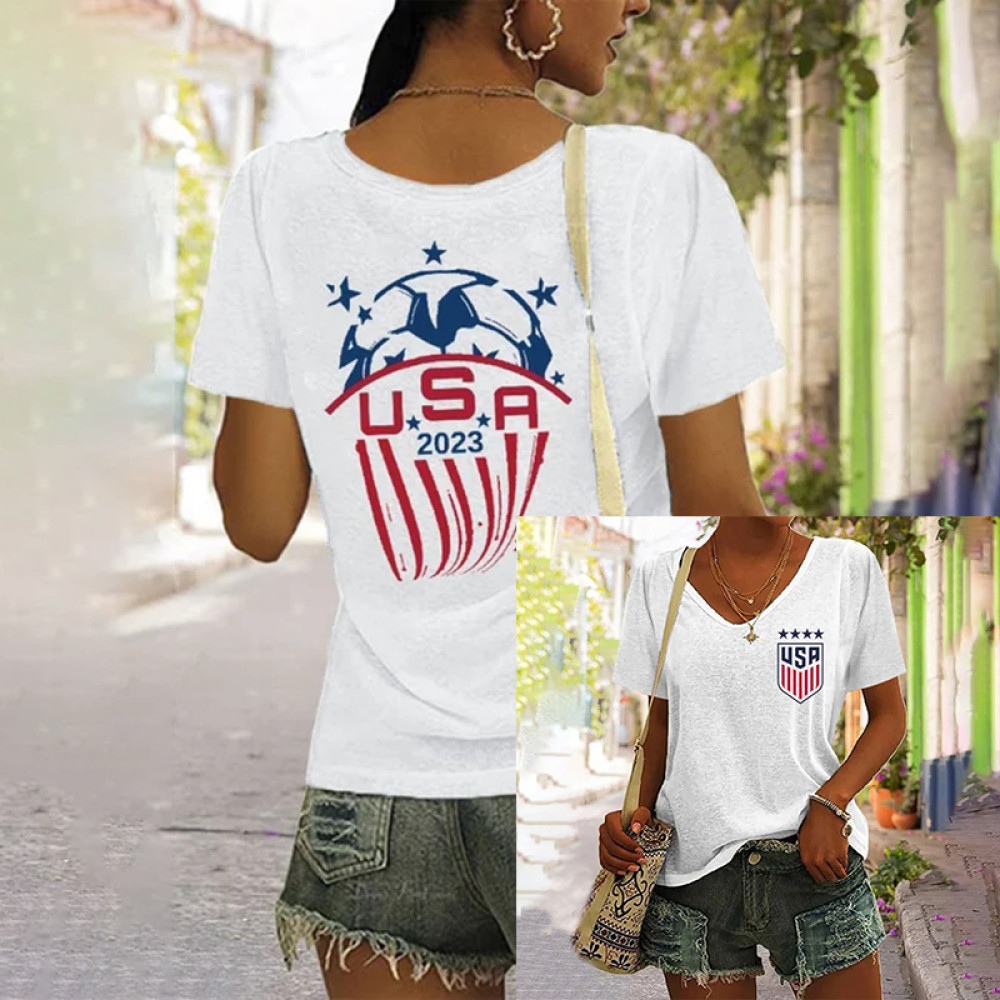 2023 Women's Football Supporters Print T-Shirt