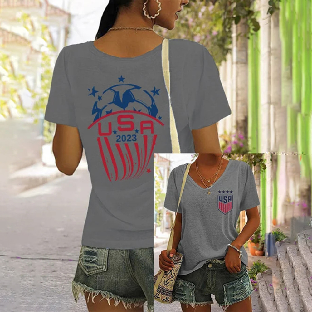 2023 Women's Football Supporters Print T-Shirt