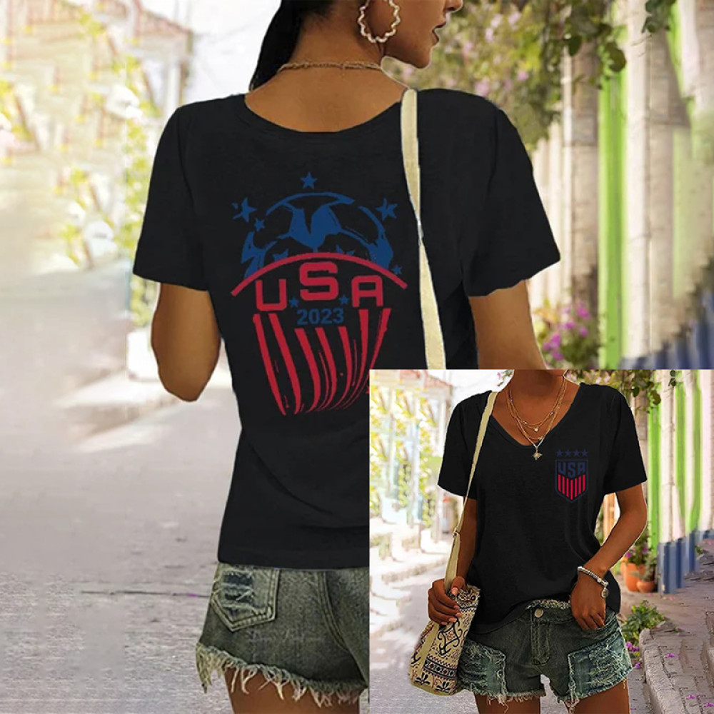 2023 Women's Football Supporters Print T-Shirt
