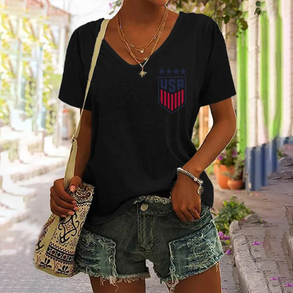 2023 Women's Football Supporters Print T-Shirt