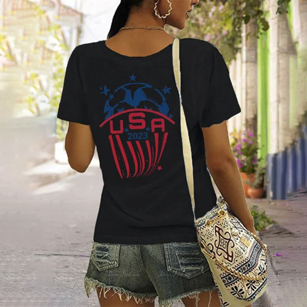 2023 Women's Football Supporters Print T-Shirt