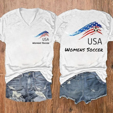 American Women World Cup 2023 Soccer T-Shirt