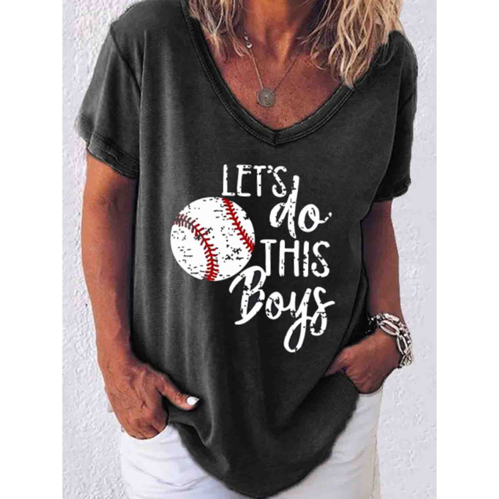 Baseball Let's Do This Boys T Shirt