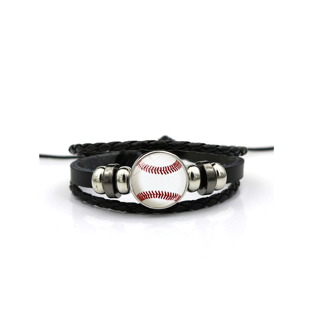 Fashion Baseball Pattern Bracelet