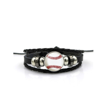 Fashion Baseball Pattern Bracelet