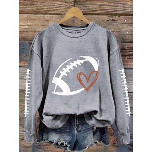 Women's Football Lover Casual Sweatshirt
