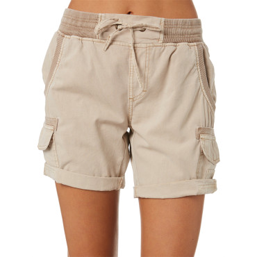 Drawstring Utility Comfy Cargo Shorts