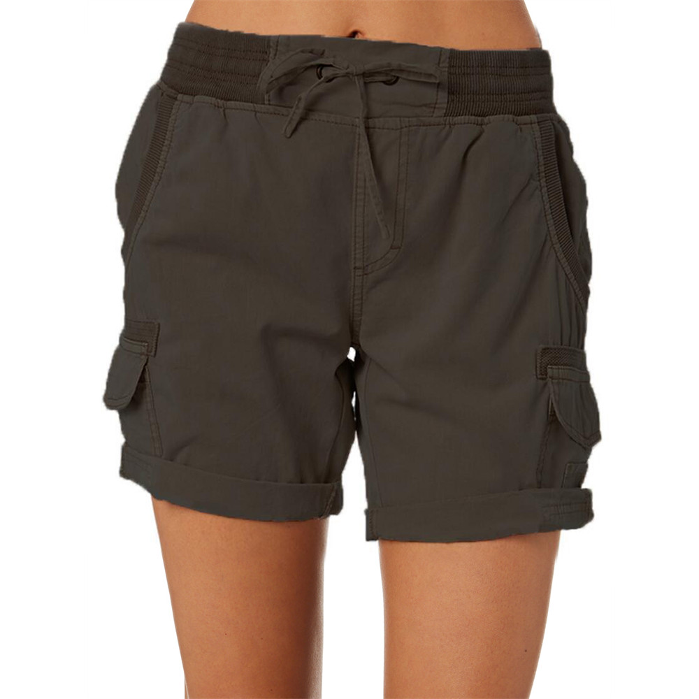 Drawstring Utility Comfy Cargo Shorts