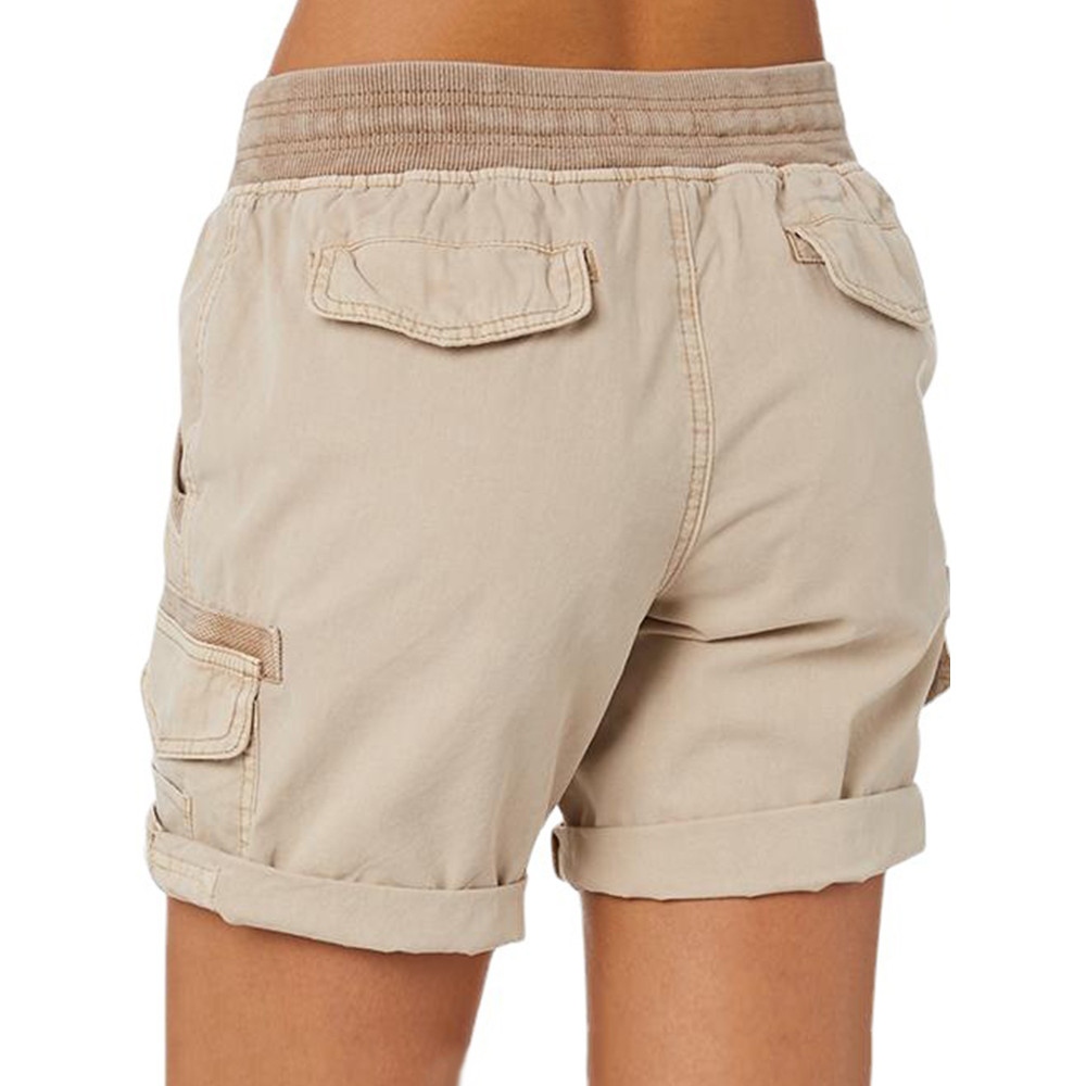Drawstring Utility Comfy Cargo Shorts