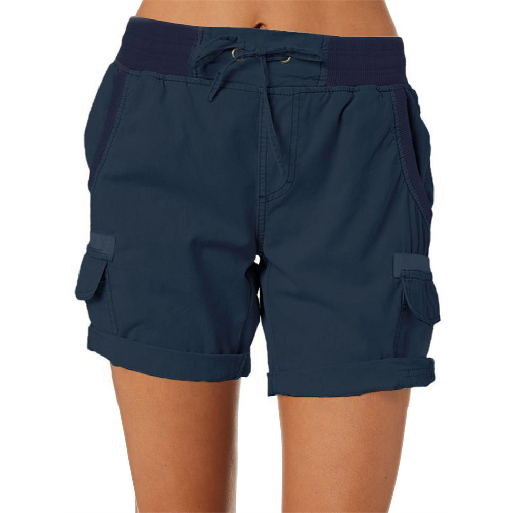 Drawstring Utility Comfy Cargo Shorts