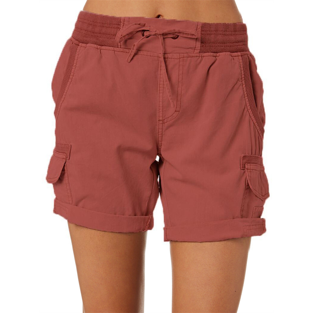 Drawstring Utility Comfy Cargo Shorts