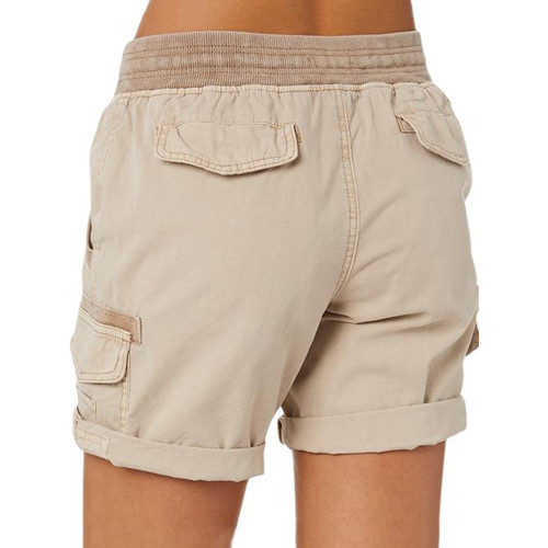 Drawstring Utility Comfy Cargo Shorts