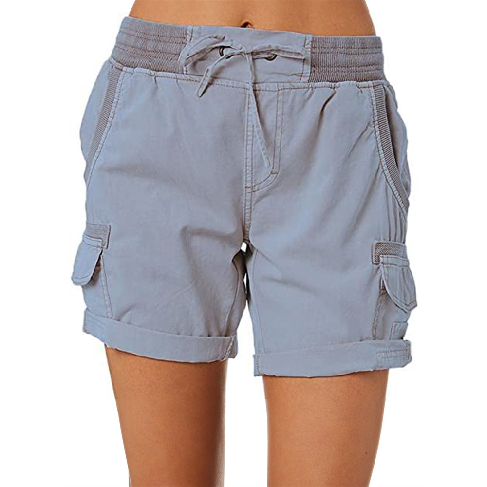 Drawstring Utility Comfy Cargo Shorts