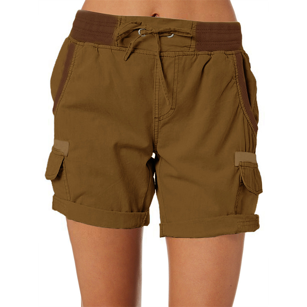 Drawstring Utility Comfy Cargo Shorts