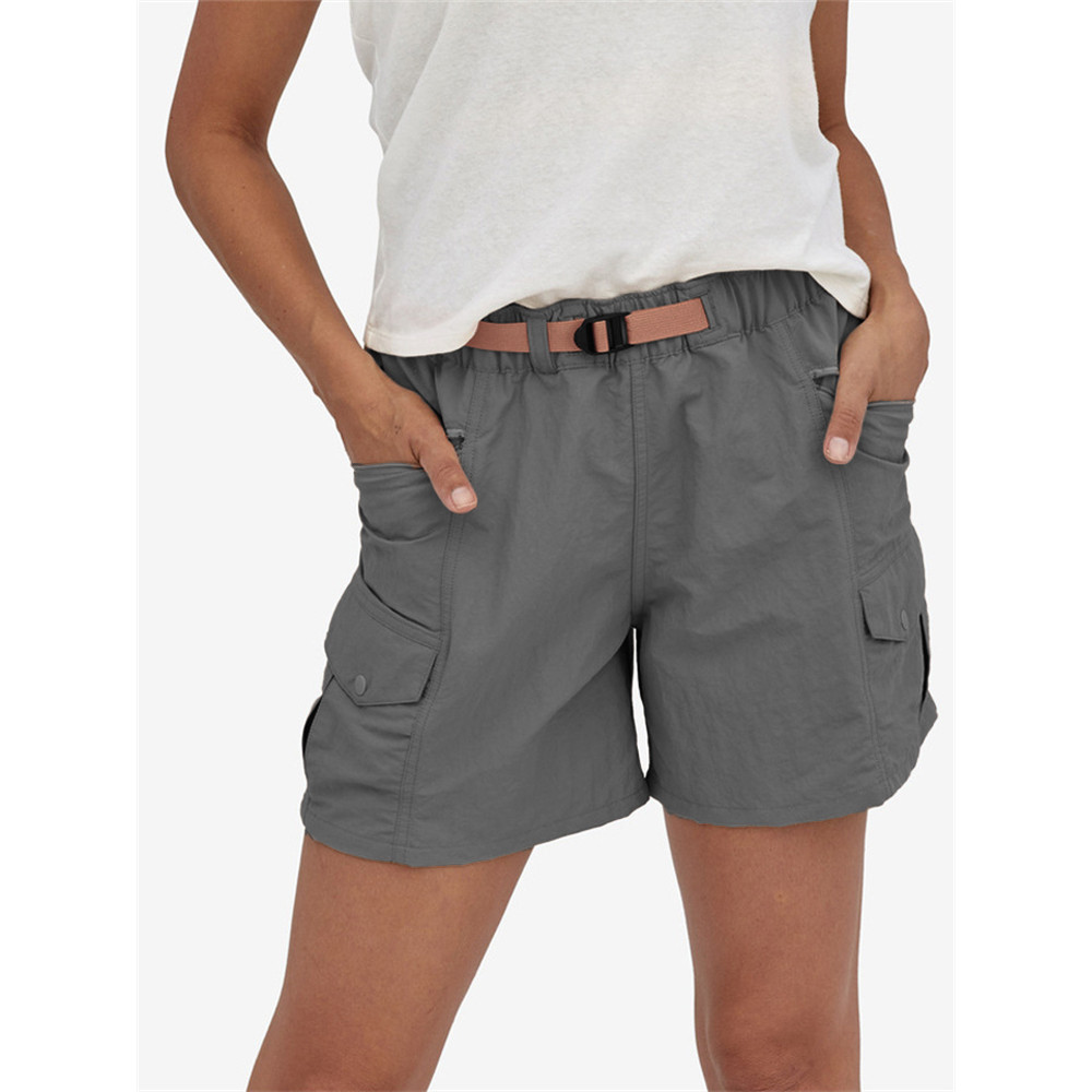 Multi Pocket Utility Cargo Shorts