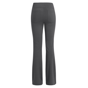 Casual Solid Color High Waist Yoga Pants