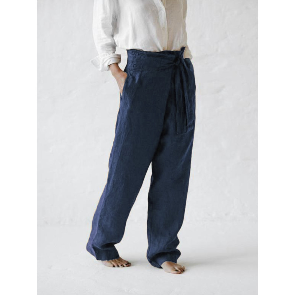 Comfy Wrap Wide Leg Pants