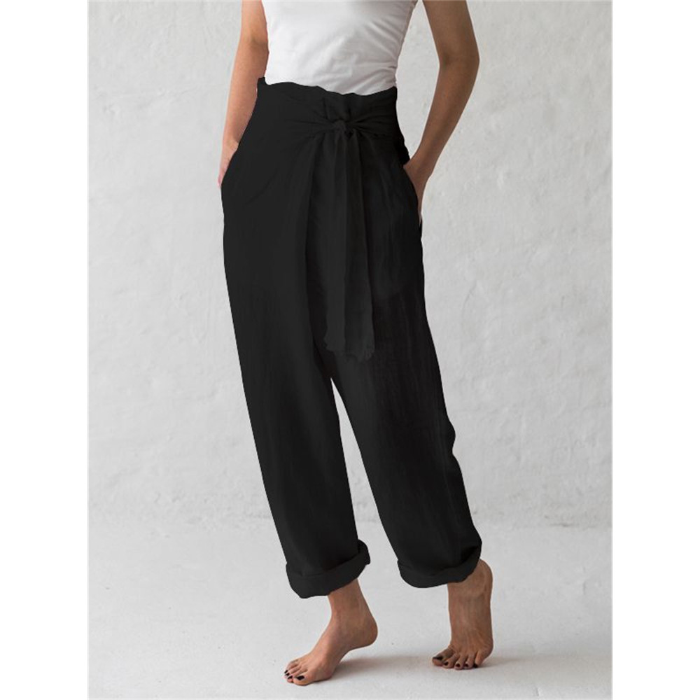 Comfy Wrap Wide Leg Pants