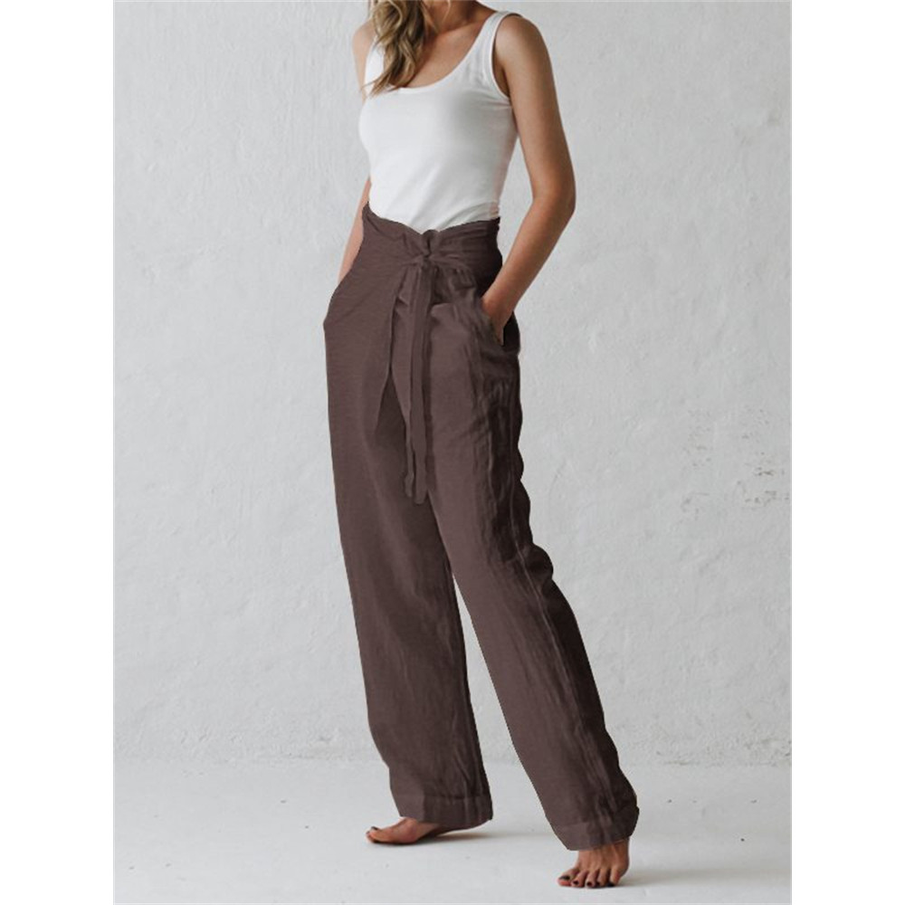 Comfy Wrap Wide Leg Pants