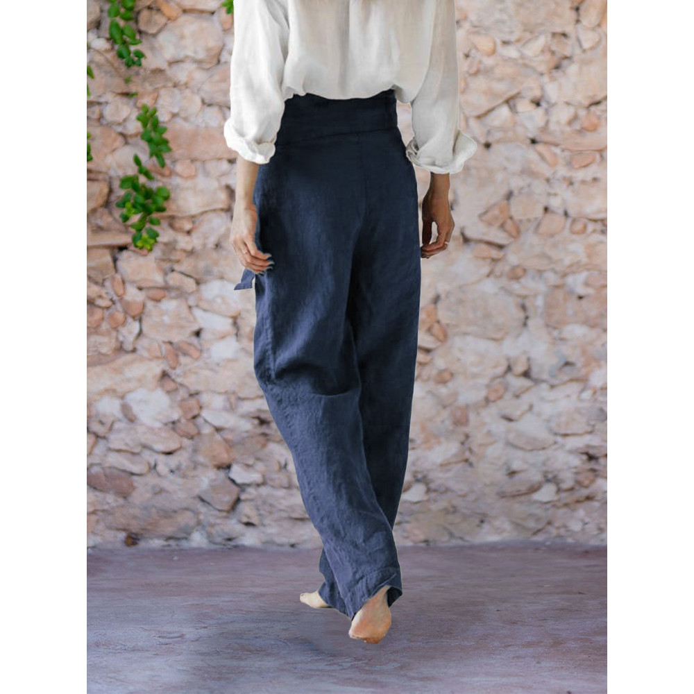 Comfy Wrap Wide Leg Pants
