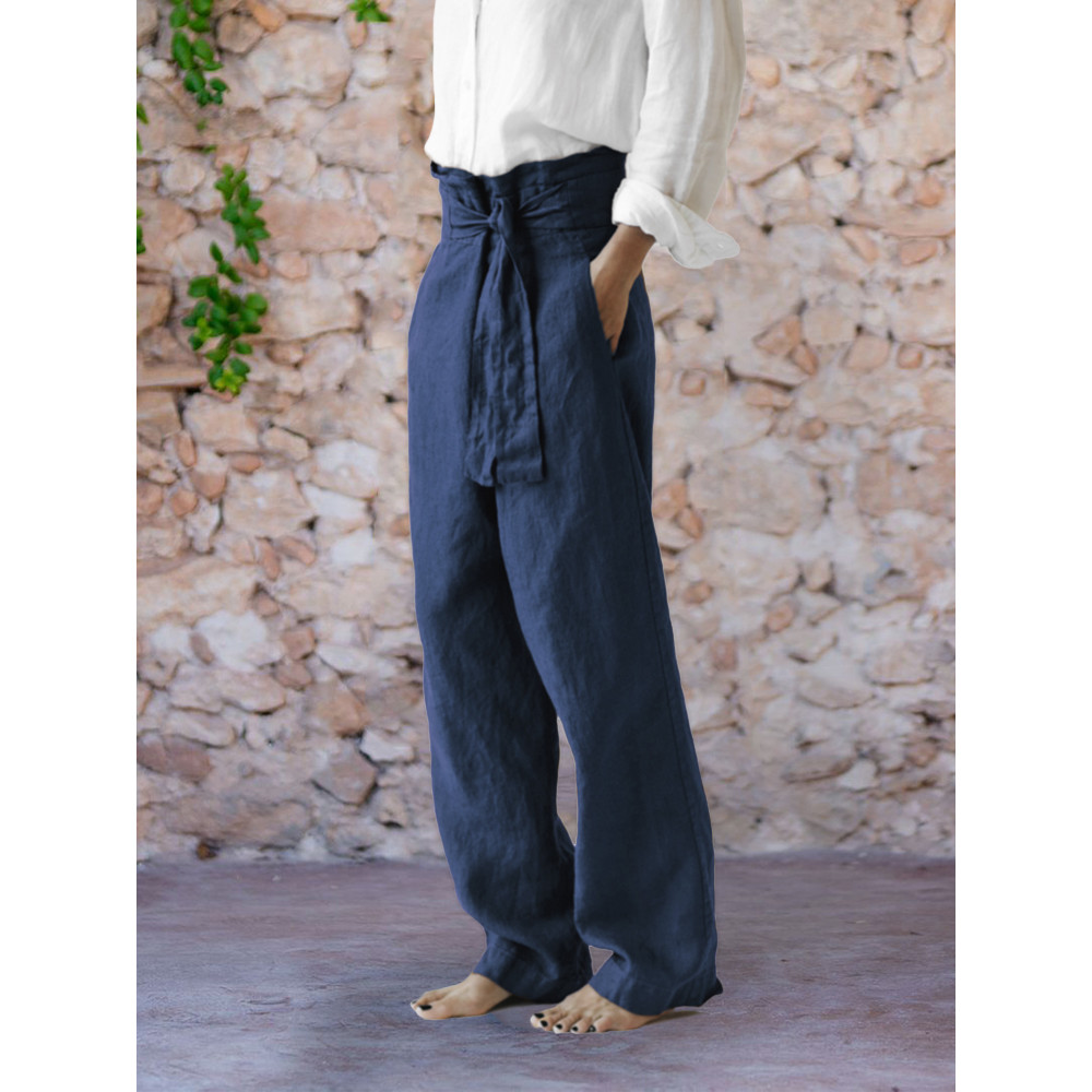 Comfy Wrap Wide Leg Pants