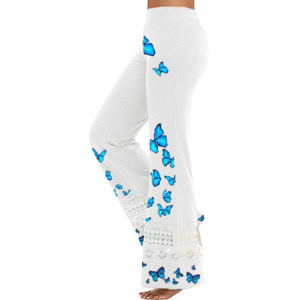 Loose Casual Butterfly Flare Pants