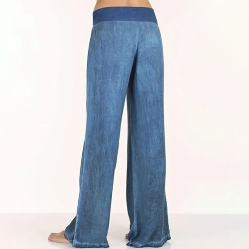 Women's Casual Basic Solid Color Loose Long Pants