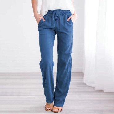 Women's Solid Color Casual Pants