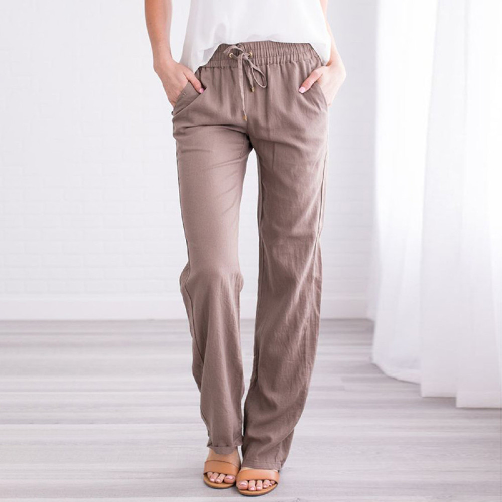 Women's Solid Color Casual Pants