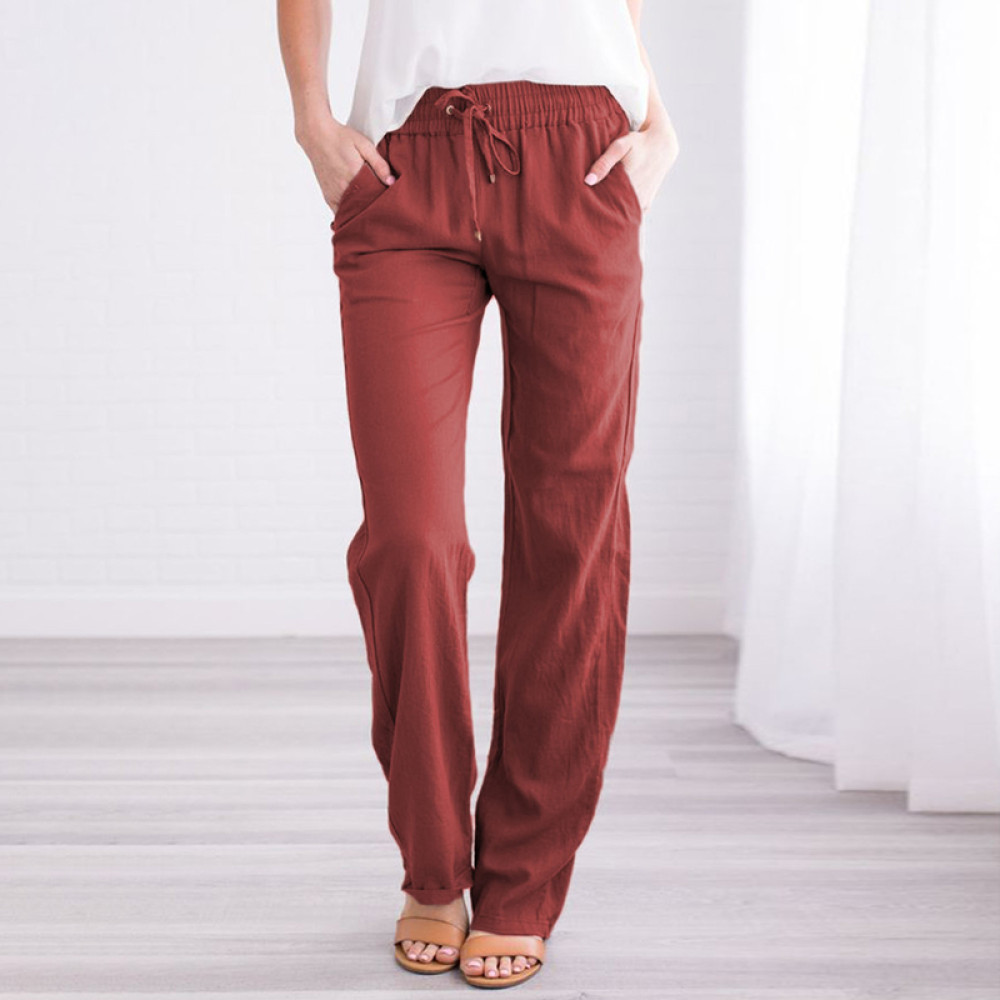 Women's Solid Color Casual Pants