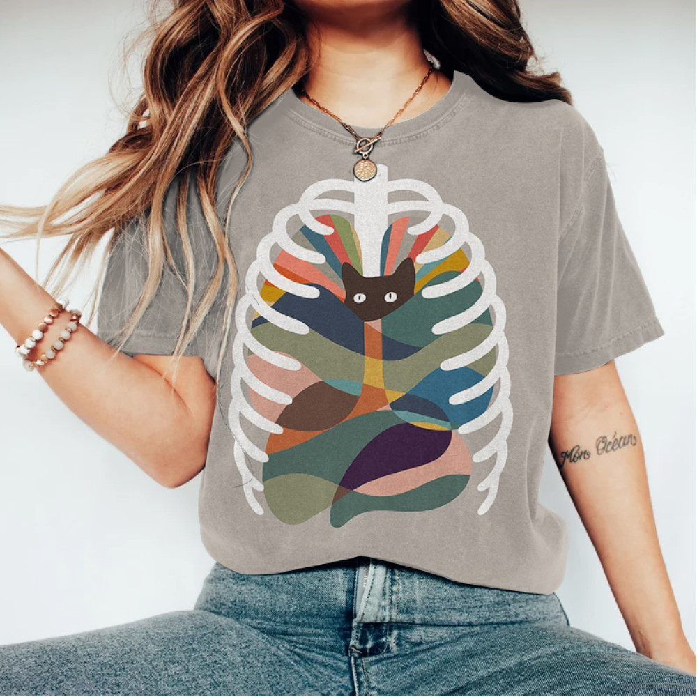 Abstract Cat My Inner Art T-Shirt