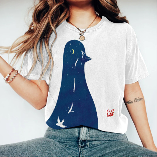 Abstract Creative A Leap Of Faith Painting Art T-Shirt