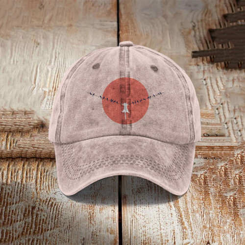 Abstract Creative Dangling Cute Cat Painting Art Retro Casual Cap