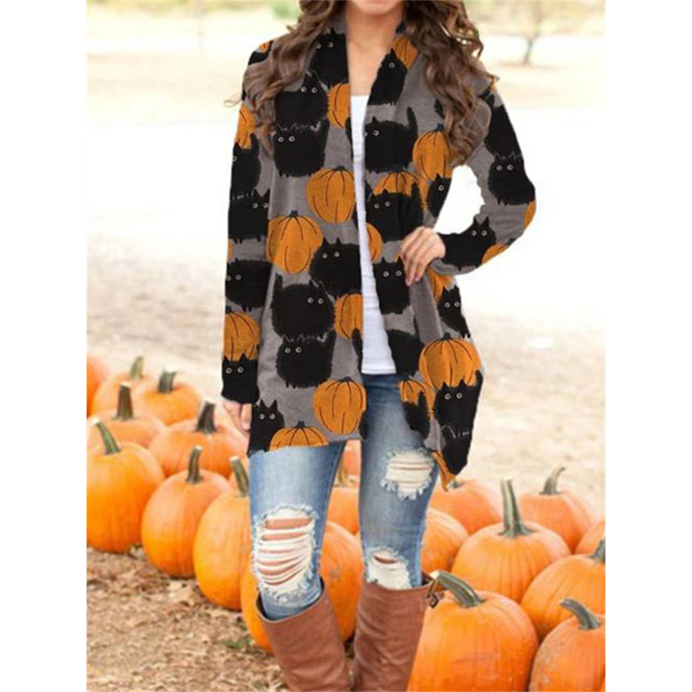 Halloween Black Cats Inspired Cardigan