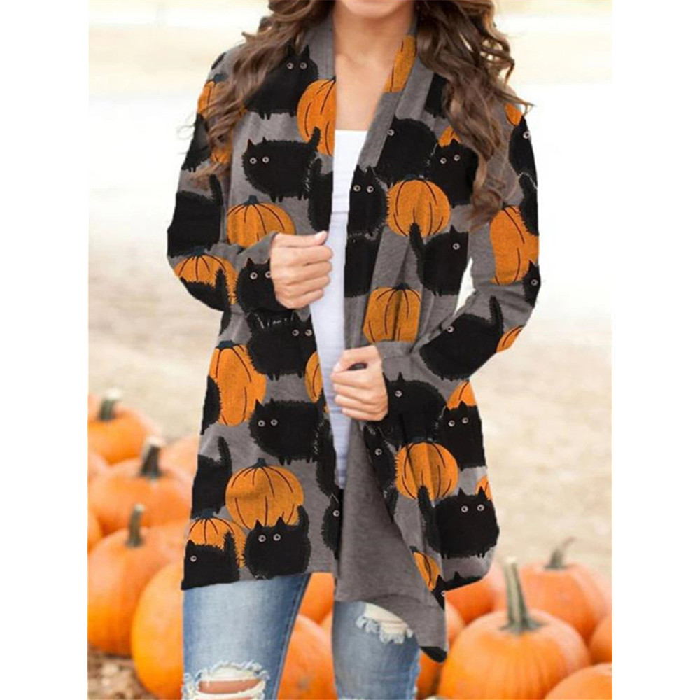 Halloween Black Cats Inspired Cardigan