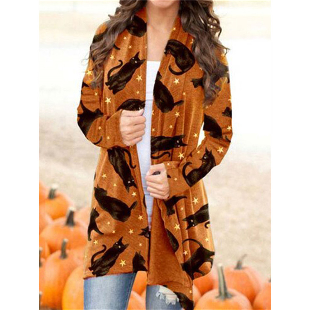 Halloween Black Cats Inspired Cardigan
