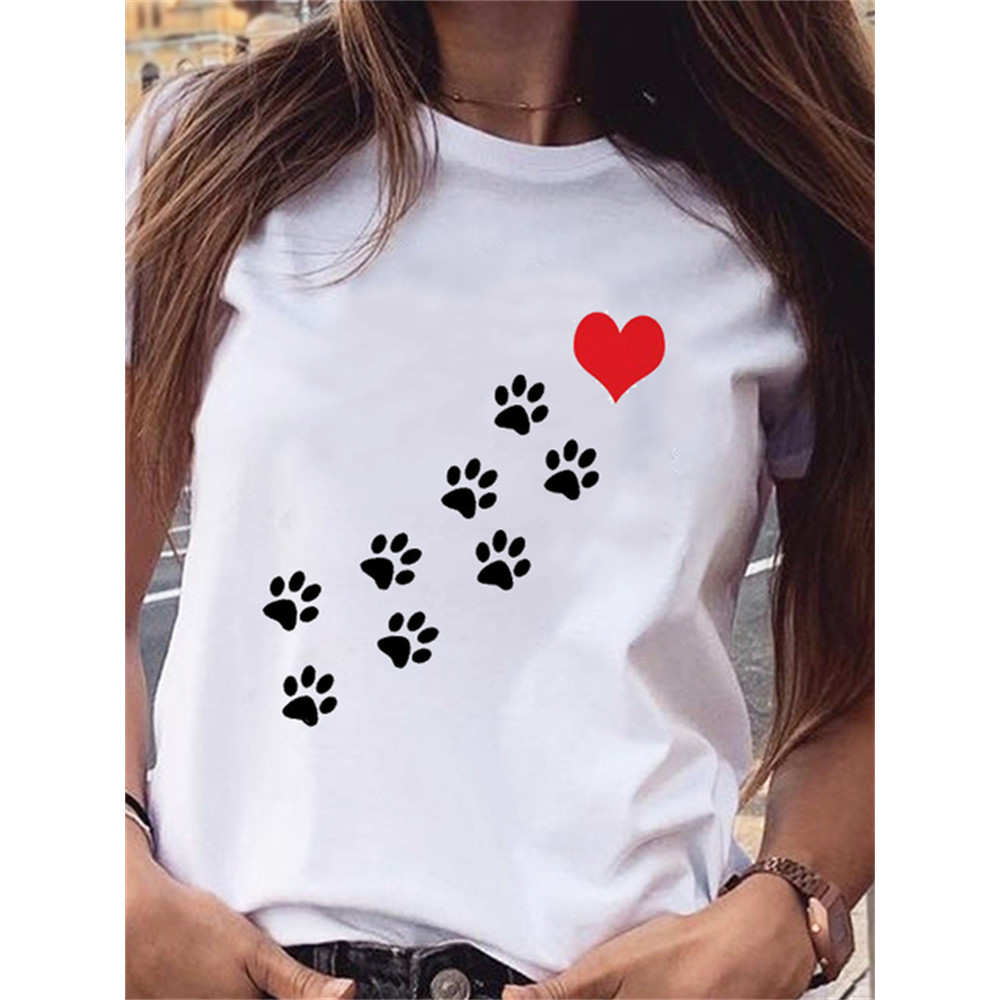 Lovely Cat Inspired Graphic T Shirt
