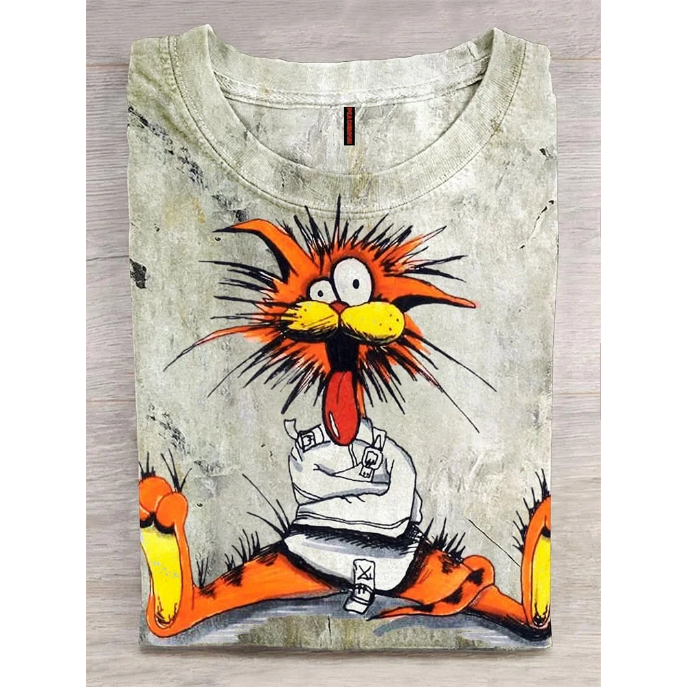 PeachBruh Funny Bill The Cat Art Print T-shirt