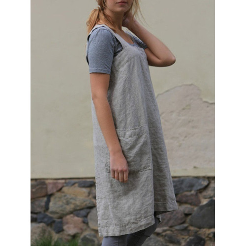 Simple Utility Cross Back Apron