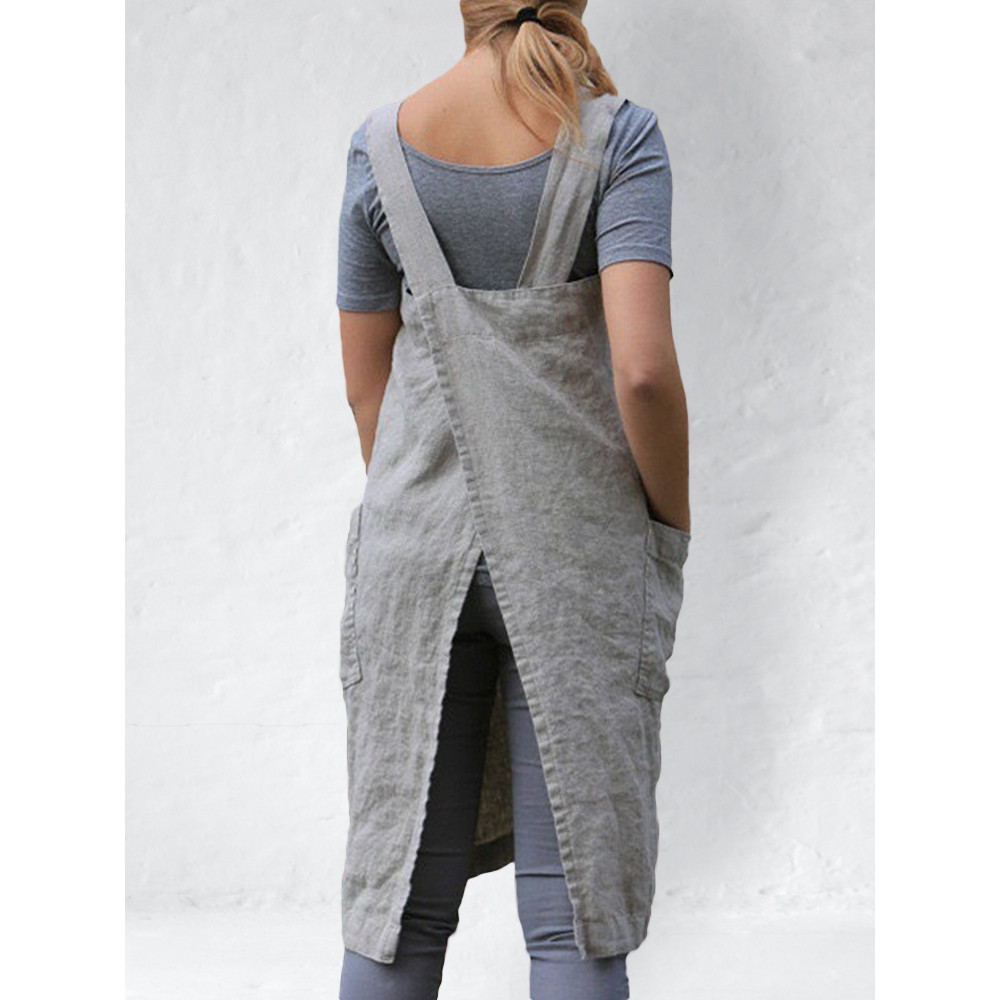 Simple Utility Cross Back Apron