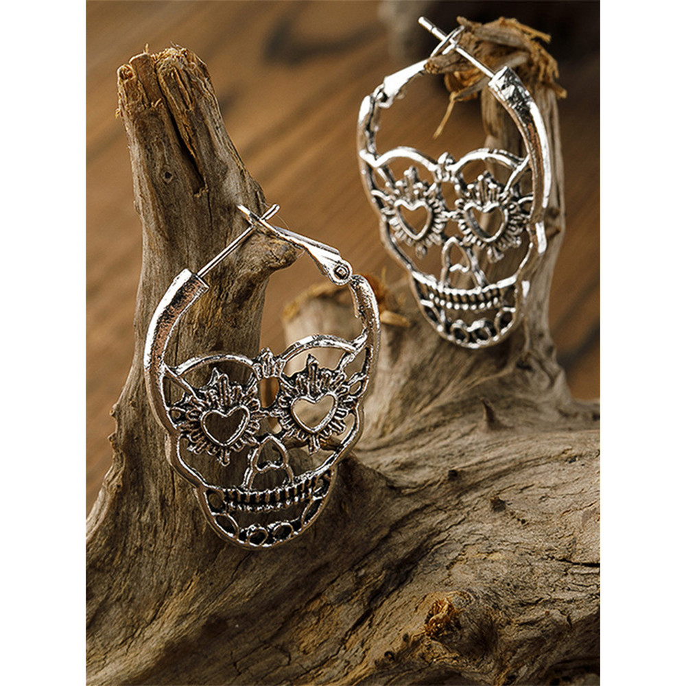 Day Of The Dead Sugar Skull Earrings