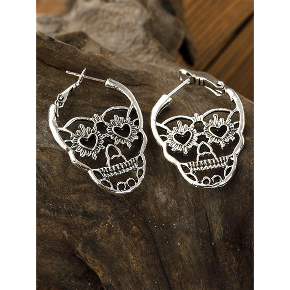 Day Of The Dead Sugar Skull Earrings