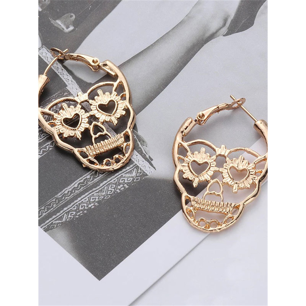Day Of The Dead Sugar Skull Earrings